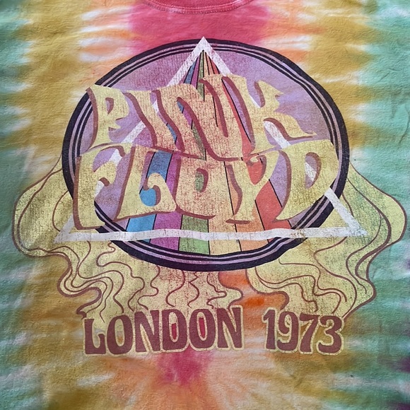 Pink Floyd tie-dye short sleeves t-shirt size: small/medium - Picture 2 of 4